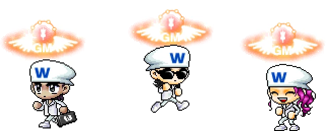 MapleStory Classic World GM characters